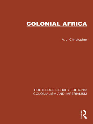 cover image of Colonial Africa